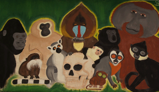 Physical Anthropology Mural 